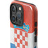 Croatia Flag Distressed iPhone 16 Pro Max Impact Case